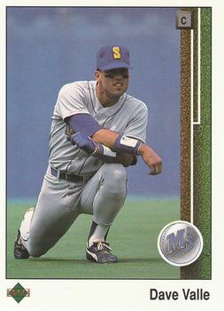 #320 Dave Valle - Seattle Mariners - 1989 Upper Deck Baseball