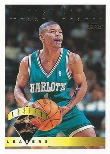 #20 Muggsy Bogues - Charlotte Hornets - 1995-96 Topps Basketball