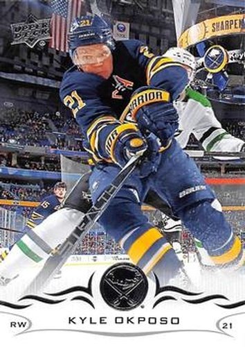 #20 Kyle Okposo - Buffalo Sabres - 2018-19 Upper Deck Hockey