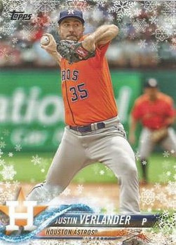 #HMW20 Justin Verlander - Houston Astros - 2018 Topps Holiday Baseball