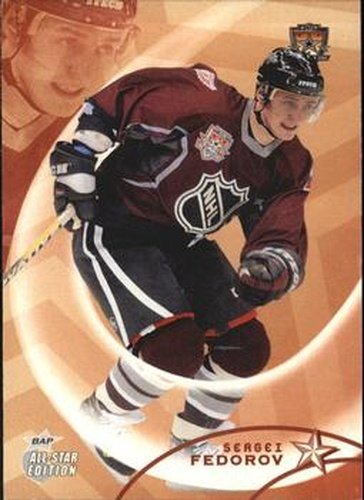 #20 Sergei Fedorov - Detroit Red Wings - 2002-03 Be a Player All-Star Edition Hockey