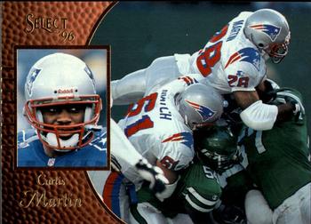 #20 Curtis Martin - New England Patriots - 1996 Select Football