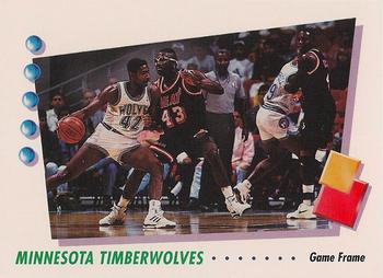 #420 Minnesota Timberwolves - Minnesota Timberwolves - 1991-92 SkyBox Basketball