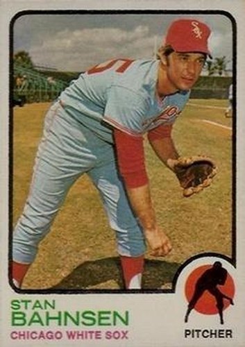 #20b Stan Bahnsen - Chicago White Sox - 1973 Topps Baseball