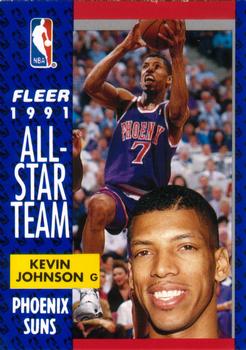 #210 Kevin Johnson - Phoenix Suns - 1991-92 Fleer Basketball