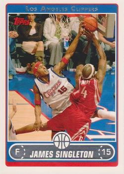 #210 James Singleton - Los Angeles Clippers - 2006-07 Topps Basketball