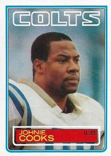 #210 Johnie Cooks - Baltimore Colts - 1983 Topps Football