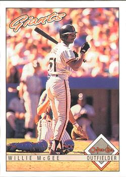 #210 Willie McGee - San Francisco Giants - 1993 O-Pee-Chee Baseball
