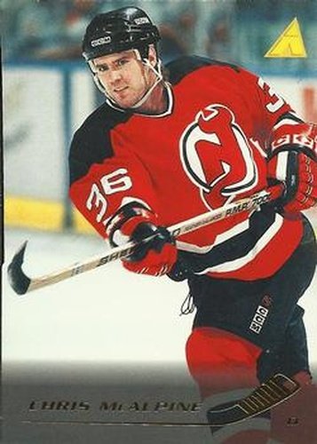 #210 Chris McAlpine - New Jersey Devils - 1995-96 Pinnacle Hockey