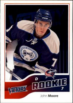 #210 John Moore - Columbus Blue Jackets - 2011-12 Upper Deck Victory Hockey