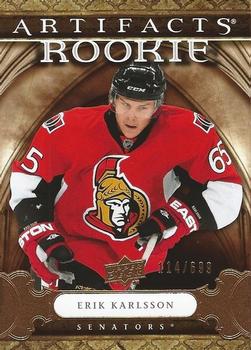 #210 Erik Karlsson - Ottawa Senators - 2009-10 Upper Deck Artifacts Hockey