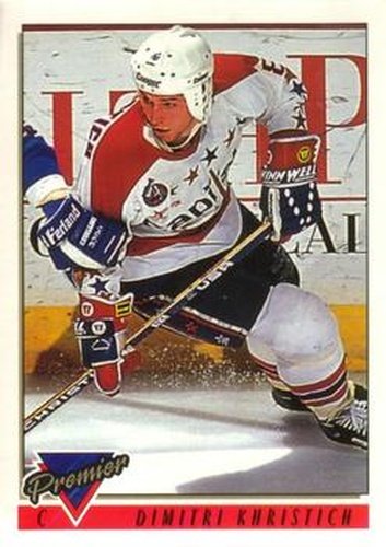 #210 Dmitri Khristich - Washington Capitals - 1993-94 O-Pee-Chee Premier Hockey