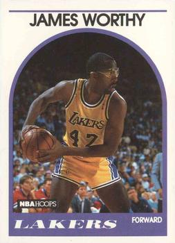 #210 James Worthy - Los Angeles Lakers - 1989-90 Hoops Basketball