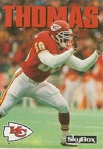 #210 Derrick Thomas - Kansas City Chiefs - 1992 SkyBox Impact Football