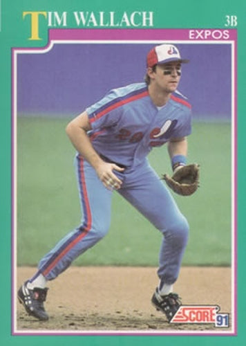#210 Tim Wallach - Montreal Expos - 1991 Score Baseball