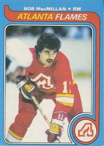 #210 Bob MacMillan - Atlanta Flames - 1979-80 O-Pee-Chee Hockey