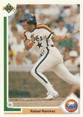 #210 Rafael Ramirez - Houston Astros - 1991 Upper Deck Baseball