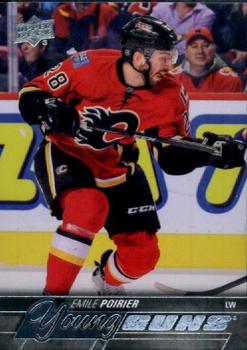 #210 Emile Poirier - Calgary Flames - 2015-16 Upper Deck Hockey