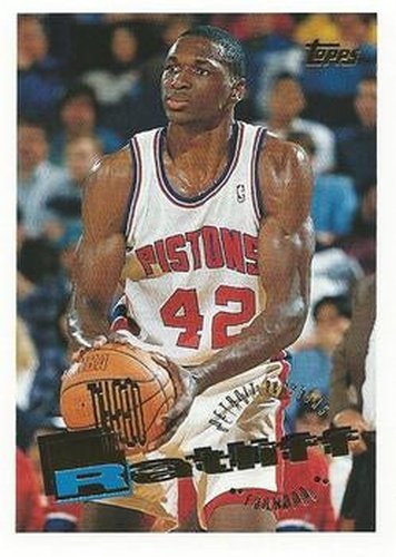 #210 Theo Ratliff - Detroit Pistons - 1995-96 Topps Basketball