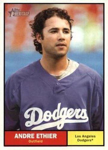 #210 Andre Ethier - Los Angeles Dodgers - 2010 Topps Heritage Baseball
