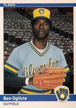 #210 Ben Oglivie - Milwaukee Brewers - 1984 Fleer Baseball