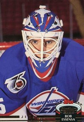 #210 Bob Essensa - Winnipeg Jets - 1992-93 Stadium Club Hockey