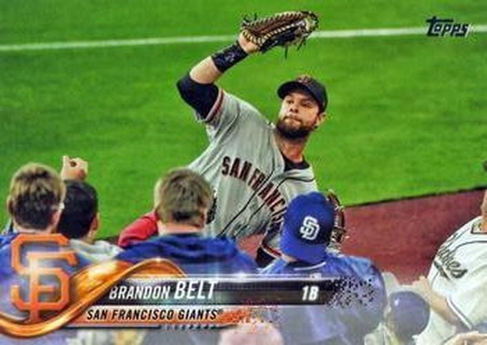 #210 Brandon Belt - San Francisco Giants - 2018 Topps Baseball