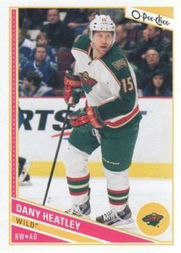 #210 Dany Heatley - Minnesota Wild - 2013-14 O-Pee-Chee Hockey