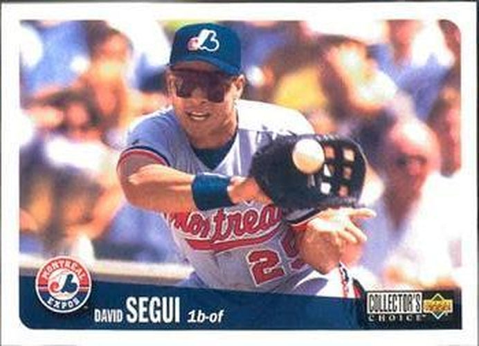 #210 David Segui - Montreal Expos - 1996 Collector's Choice Baseball