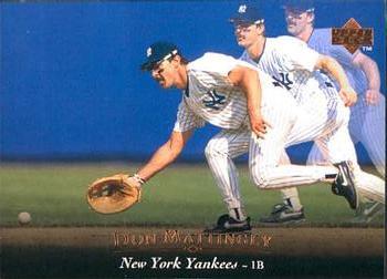 #210 Don Mattingly - New York Yankees - 1995 Upper Deck Baseball