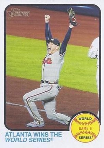 #210 Freddie Freeman - Atlanta Braves - 2022 Topps Heritage Baseball