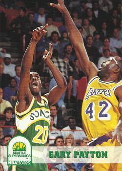 #210 Gary Payton - Seattle SuperSonics - 1993-94 Hoops Basketball