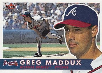 #210 Greg Maddux - Atlanta Braves - 2001 Fleer Tradition Baseball