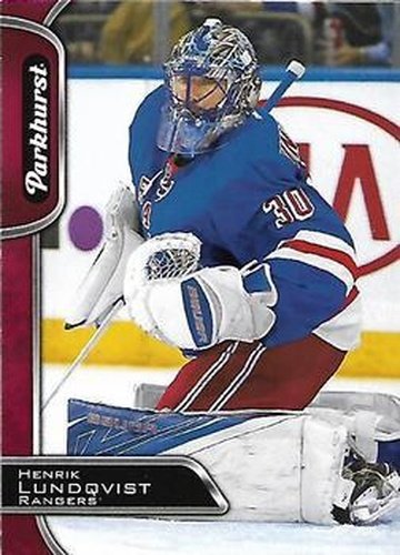 #210 Henrik Lundqvist - New York Rangers - 2016-17 Parkhurst - Red Hockey