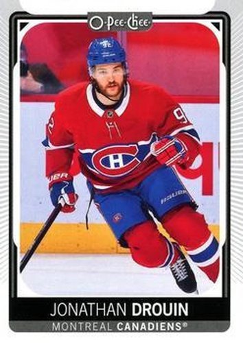 #210 Jonathan Drouin - Montreal Canadiens - 2021-22 O-Pee-Chee Hockey