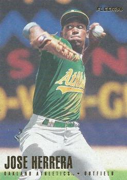 #210 Jose Herrera - Oakland Athletics - 1996 Fleer Baseball