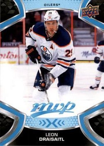 #210 Leon Draisaitl - Edmonton Oilers - 2021-22 Upper Deck MVP Hockey