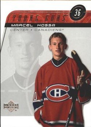 #210 Marcel Hossa - Montreal Canadiens - 2002-03 Upper Deck Hockey