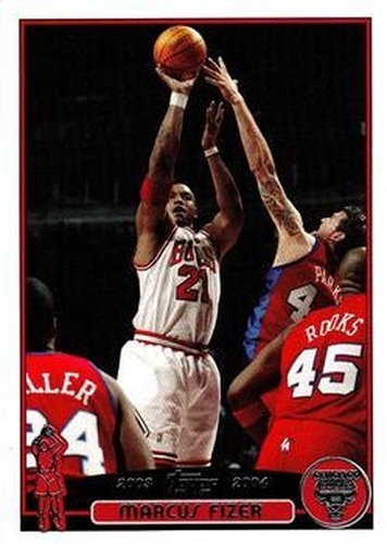 #210 Marcus Fizer - Chicago Bulls - 2003-04 Topps Basketball