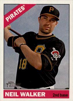 #210 Neil Walker - Pittsburgh Pirates - 2015 Topps Heritage Baseball