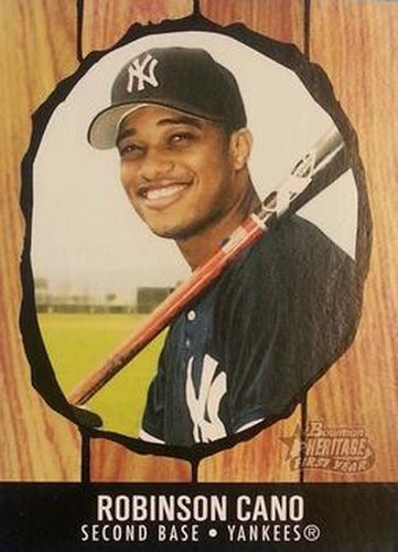 #210 Robinson Cano - New York Yankees - 2003 Bowman Heritage Baseball
