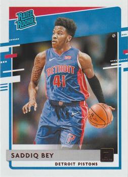 #210 Saddiq Bey - Detroit Pistons - 2020-21 Donruss Basketball