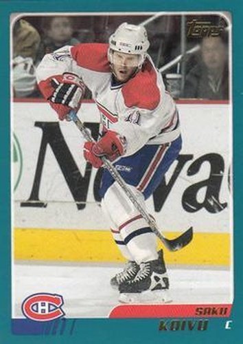 #210 Saku Koivu - Montreal Canadiens - 2003-04 Topps Hockey