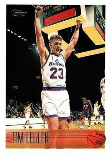 #210 Tim Legler - Washington Bullets - 1996-97 Topps Basketball