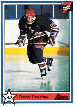 #210 Trevor Duhaime - St-Jean Lynx - 1990-91 7th Inning Sketch QMJHL Hockey