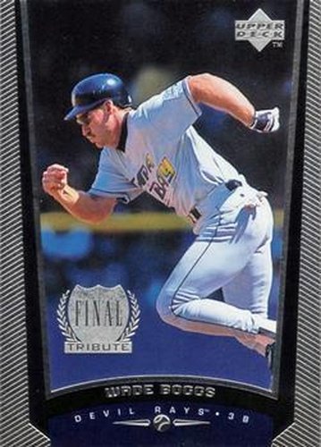 #210 Wade Boggs - Tampa Bay Devil Rays - 1999 Upper Deck Baseball