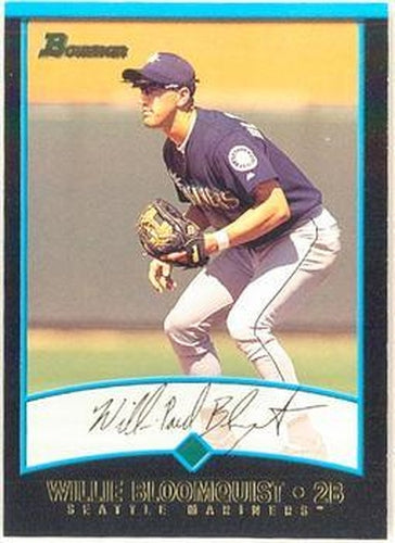 #210 Willie Bloomquist - Seattle Mariners - 2001 Bowman Baseball
