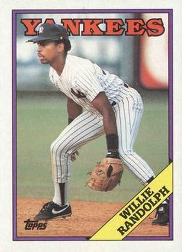 #210 Willie Randolph - New York Yankees - 1988 Topps Baseball