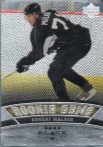 #210 Evgeni Malkin - Pittsburgh Penguins - 2006-07 Upper Deck Black Diamond Hockey