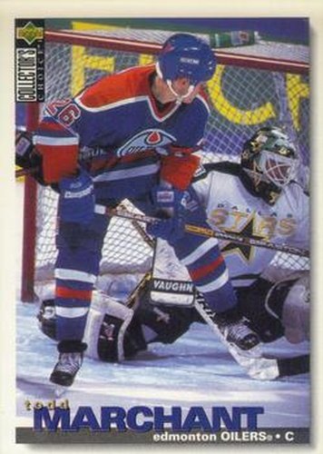 #210 Todd Marchant - Edmonton Oilers - 1995-96 Collector's Choice Hockey